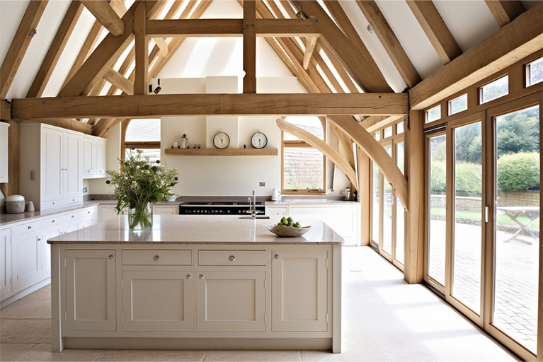 barn shaker kitchen