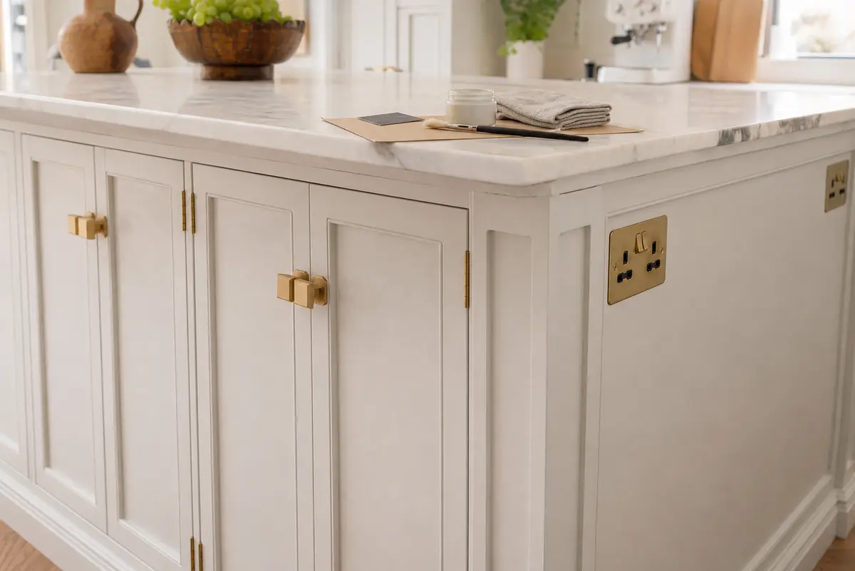How to Touch Up Painted Kitchen Cabinets