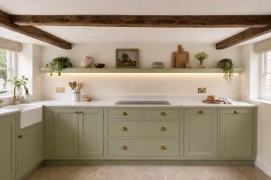twkc light painted low ceiling kitchen
